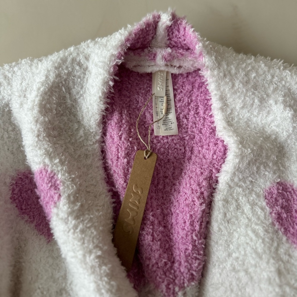 NWT SKIMS KNIT UNISEX ROBE PLUSH - LAST ONES AVAILABLE - Picture 3 of 4